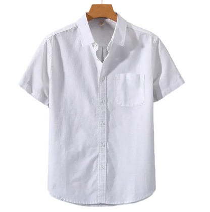 Camisa de Lino Beige & Blanca Hombre | Verano 2026
