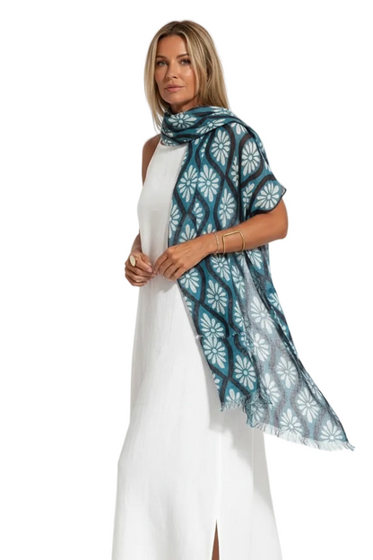 Vestido Largo de Lino French Style